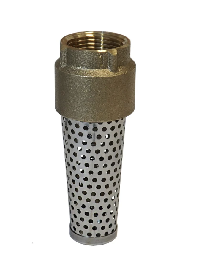Merrill foot valve with screen
